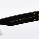 LOUIS VUITTON 1.1 Millionaire Sunglasses Plastic Black Gold Z1165E Auth 203374M-11