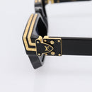 LOUIS VUITTON 1.1 Millionaire Sunglasses Plastic Black Gold Z1165E Auth 203374M-6