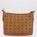 MCM Vicetos Logogram Clutch Bag PVC Leather 4 Set White Beige Auth 203376-13