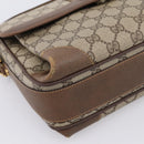 GUCCI GG Supreme Web Sherry Line Shoulder Bag PVC Beige 001 116 0844 Auth 203377-11