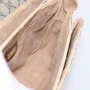 GUCCI GG Supreme Web Sherry Line Shoulder Bag PVC Beige 001 116 0844 Auth 203377-17