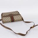 GUCCI GG Supreme Web Sherry Line Shoulder Bag PVC Beige 001 116 0844 Auth 203377-7