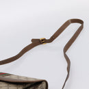 GUCCI GG Supreme Web Sherry Line Shoulder Bag PVC Beige 001 116 0844 Auth 203377-8