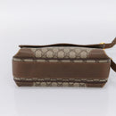 GUCCI GG Supreme Web Sherry Line Shoulder Bag PVC Beige 001 116 0844 Auth 203377-9