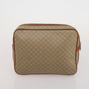 CELINE Macadam Canvas Shoulder Bag PVC Leather 3 Set Brown Beige Auth 203379-11