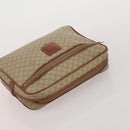 CELINE Macadam Canvas Shoulder Bag PVC Leather 3 Set Brown Beige Auth 203379-13
