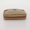 CELINE Macadam Canvas Shoulder Bag PVC Leather 3 Set Brown Beige Auth 203379-14