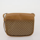 CELINE Macadam Canvas Shoulder Bag PVC Leather 3 Set Brown Beige Auth 203379-18
