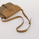 CELINE Macadam Canvas Shoulder Bag PVC Leather 3 Set Brown Beige Auth 203379-20