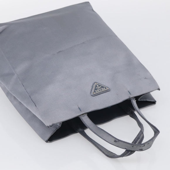 PRADA Hand Bag Nylon 6 Set Khaki Black Light blue Auth 203380