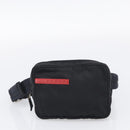 PRADA Hand Bag Nylon 6 Set Khaki Black Light blue Auth 203380-27