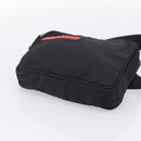 PRADA Hand Bag Nylon 6 Set Khaki Black Light blue Auth 203380-31