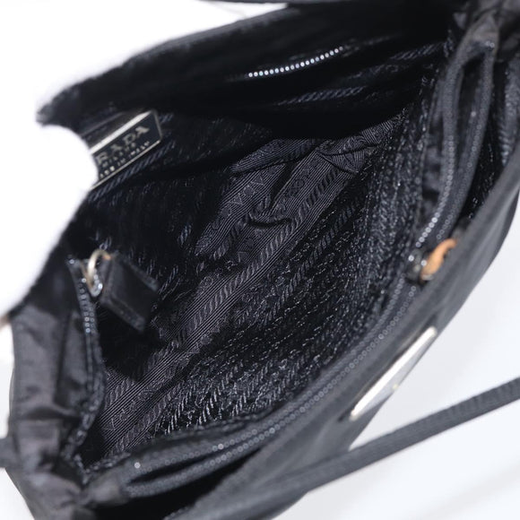PRADA Hand Bag Nylon 6 Set Khaki Black Light blue Auth 203380