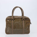 FENDI Zucchino Canvas Zucca Canvas Bag PVC Coated Canvas 3 Set Auth 203381-12