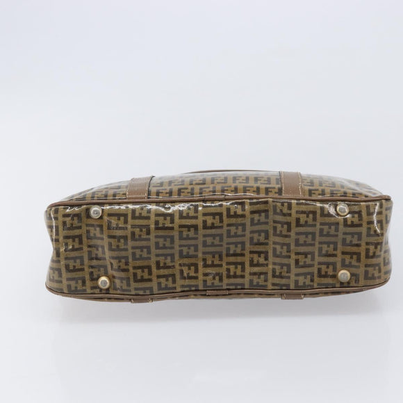 FENDI Zucchino Canvas Zucca Canvas Bag PVC Coated Canvas 3 Set Auth 203381