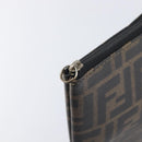 FENDI Zucchino Canvas Zucca Canvas Bag PVC Coated Canvas 3 Set Auth 203381-25