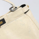 FENDI Zucchino Canvas Zucca Canvas Bag PVC Coated Canvas 3 Set Auth 203381-9