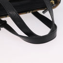 BURBERRY Nova Check Hand Bag Canvas Beige Gold Auth 203383A-7
