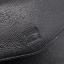 Burberrys Shoulder Bag Leather Black Gold Auth 203404-14