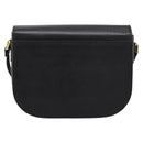 Burberrys Shoulder Bag Leather Black Gold Auth 203404-3