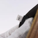 Miu Miu Clutch Bag Leather Beige Gold Auth 203407A-21