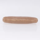 Miu Miu Clutch Bag Leather Beige Gold Auth 203407A-9