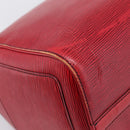 LOUIS VUITTON Epi Speedy 35 Hand Bag Castilian Red M42997 LV Auth 203411-9