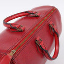 LOUIS VUITTON Epi Speedy 35 Hand Bag Castilian Red M42997 LV Auth 203411-6