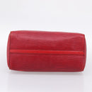 LOUIS VUITTON Epi Speedy 35 Hand Bag Castilian Red M42997 LV Auth 203411-5