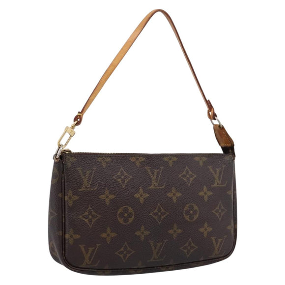 LOUIS VUITTON Monogram Pochette Accessoires Pouch M51980 LV Auth 203415