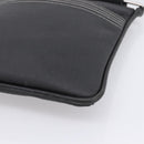LOEWE Shoulder Bag PVC Canvas Black Silver Auth 203418-10