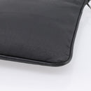 LOEWE Shoulder Bag PVC Canvas Black Silver Auth 203418-12