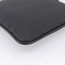 LOEWE Shoulder Bag PVC Canvas Black Silver Auth 203418-13