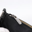 LOEWE Shoulder Bag PVC Canvas Black Silver Auth 203418-14