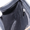 LOEWE Shoulder Bag PVC Canvas Black Silver Auth 203418-18