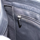 LOEWE Shoulder Bag PVC Canvas Black Silver Auth 203418-19
