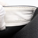 LOEWE Shoulder Bag PVC Canvas Black Silver Auth 203418-22