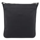 LOEWE Shoulder Bag PVC Canvas Black Silver Auth 203418-3