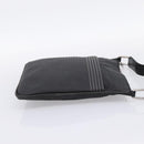 LOEWE Shoulder Bag PVC Canvas Black Silver Auth 203418-5
