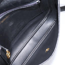 Christian Dior Shoulder Bag Leather Black Gold Auth 203420-12