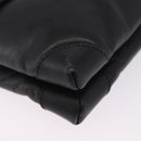 GUCCI Shoulder Bag Leather Black Gold 007 49 5548 Auth 203424-9