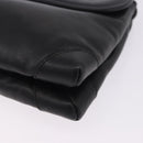 GUCCI Shoulder Bag Leather Black Gold 007 49 5548 Auth 203424-18