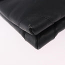 GUCCI Shoulder Bag Leather Black Gold 007 49 5548 Auth 203424-19