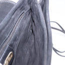 GUCCI Shoulder Bag Leather Black Gold 007 49 5548 Auth 203424-25