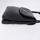 GUCCI Shoulder Bag Leather Black Gold 007 49 5548 Auth 203424-5