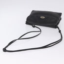GUCCI Shoulder Bag Leather Black Gold 007 49 5548 Auth 203424-8