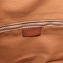 CELINE Macadam Canvas Shoulder Bag PVC Leather Brown Gold Auth 203425-19