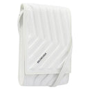BALENCIAGA Car Phone Holder Bag Leather White Silver 693544 Auth 203426V-1