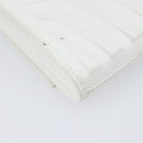 BALENCIAGA Car Phone Holder Bag Leather White Silver 693544 Auth 203426V-18