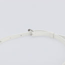 BALENCIAGA Car Phone Holder Bag Leather White Silver 693544 Auth 203426V-8